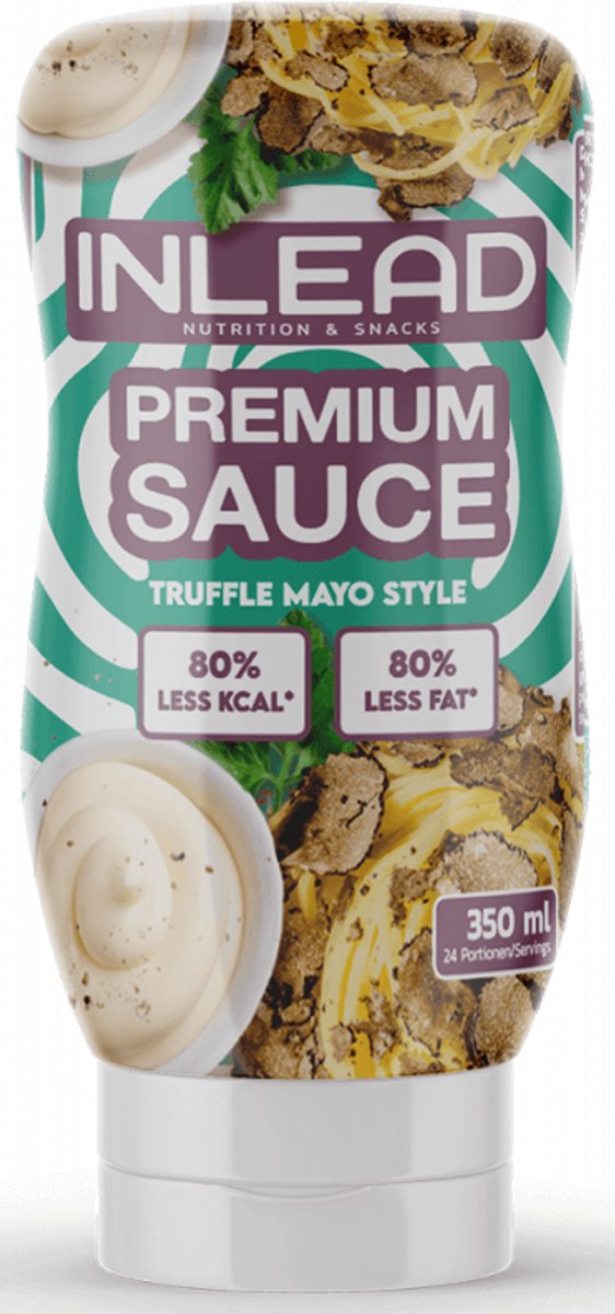 Inlead Premium Sauce (350ml) Truffle Mayo Style - Functionele voeding - Sauzen/Siropen