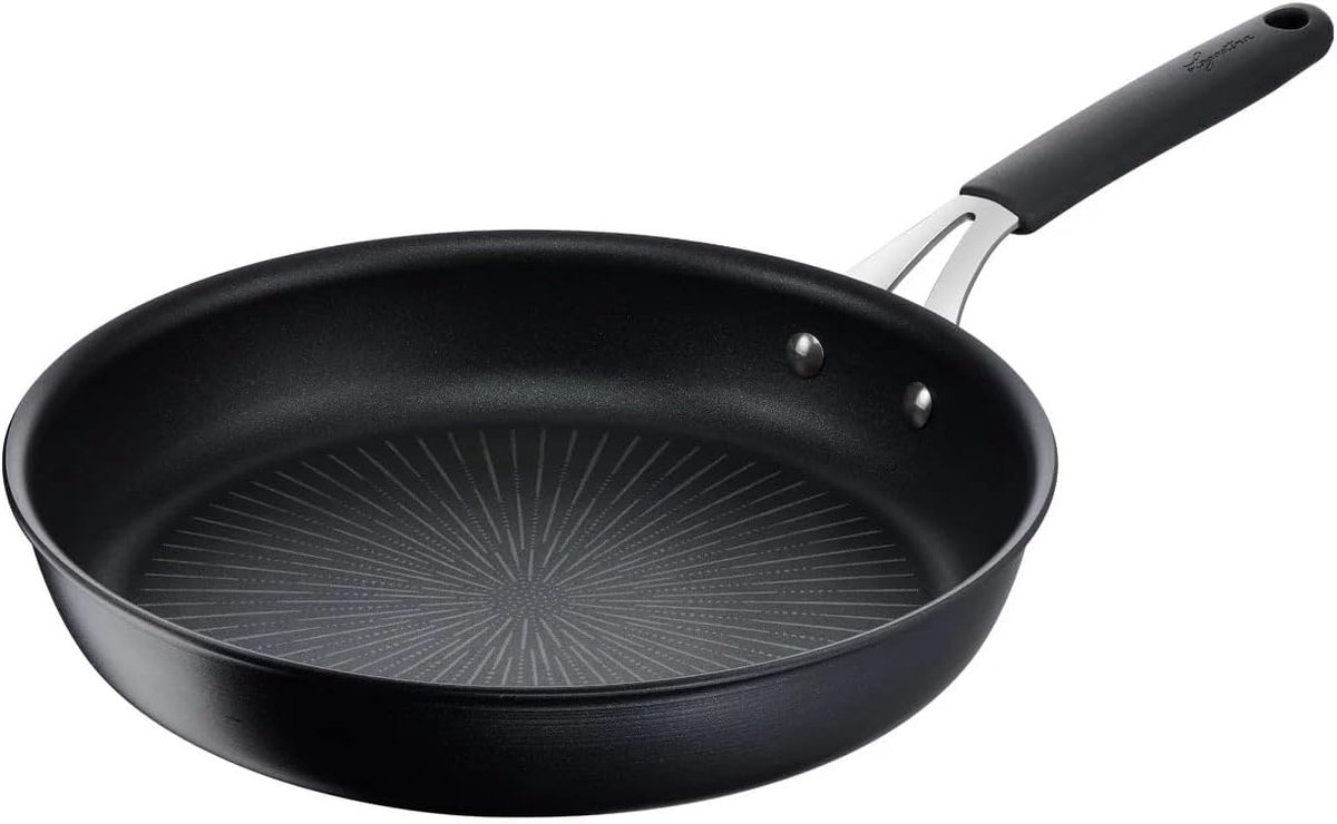Koekenpan - Koekenpan met anti-aanbaklaag - Dagelijks Koken - Titanium anti-aanbaklaag - 20 cm - Zwart