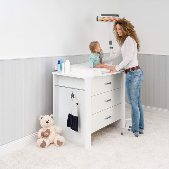 Reer EasyHeat Flex Breast Radiator with Standard Baby Heat Lamp, Compact Design, 1 Piece (1 Pack) White, 230V/500W — afbeelding 3