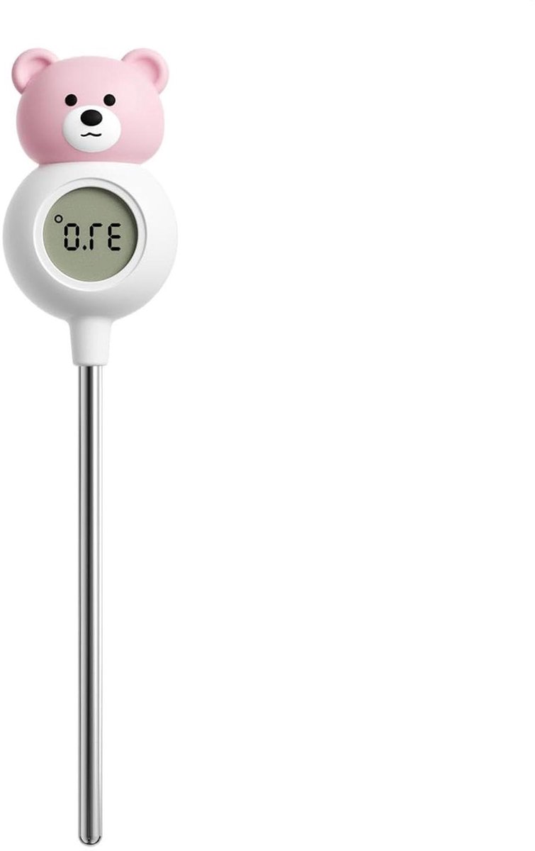 Koken Thermometer - Voedselmeter - Nauwkeurig Koken - Directe Meting - Lange Sonde - Roze