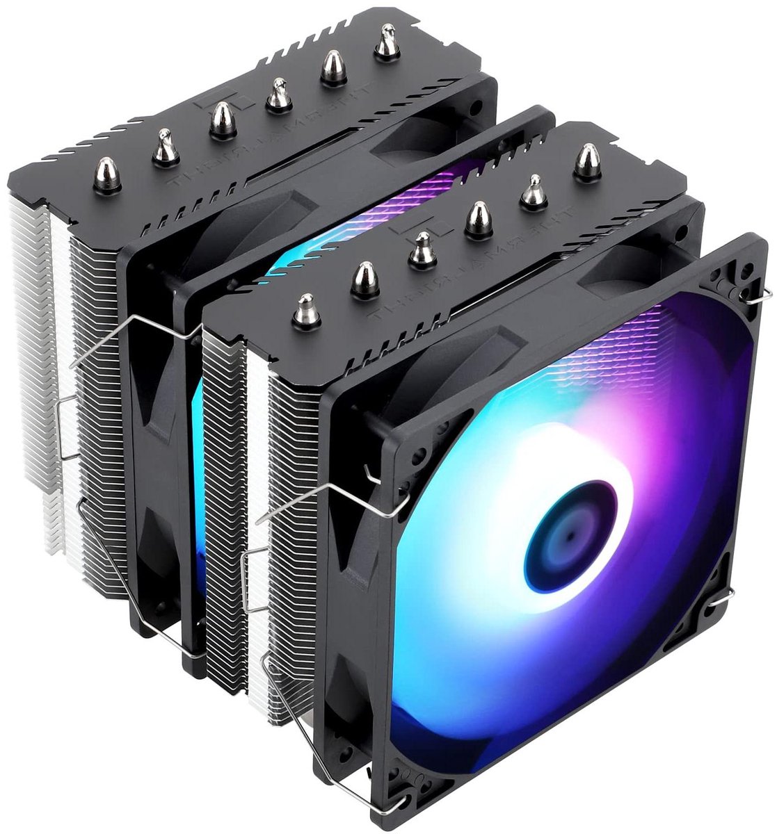 CPU Luchtkoeler - Dubbele Toren - Computer Koeling - 155mm Hoogte - 125x135x155 mm - Zwart
