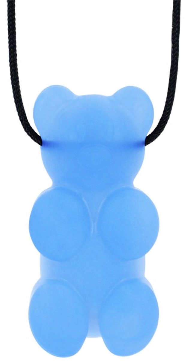 ARK Therapeutic kauwketting gummy bear sensorisch speelgoed blauw.
