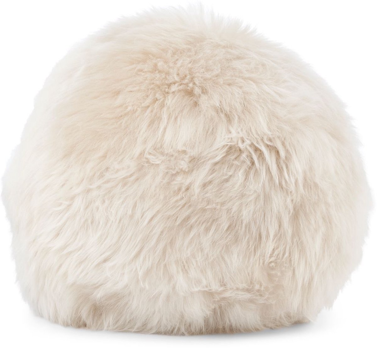 Sheepskin House - Angeliet Kussen - Rond - Langharige Schapenvacht - D30cm