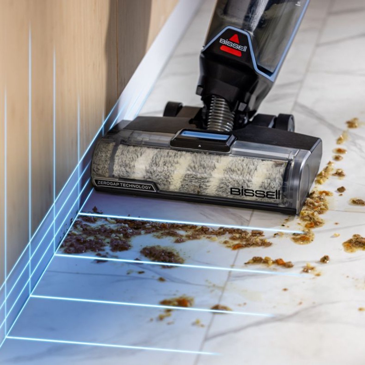 BISSELL CrossWave Edge Cordless Select Draadloze Steelstofzuiger met Dweilfunctie - 2-in-1 Stofzuiger & Dweil - Multi Surface Cleaner voor Harde Vloeren & Vloerkleden - ZeroGap Randreiniging - 4328N – foto 2