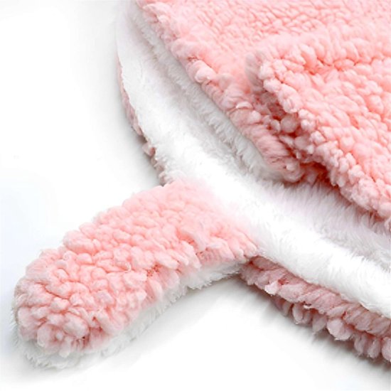 Kinder Poncho Vest - Baby Cape - Buiten Warm Blijven - Capuchon Met Oren - Losse Pasvorm - Bruin van Kinder — afbeelding 2