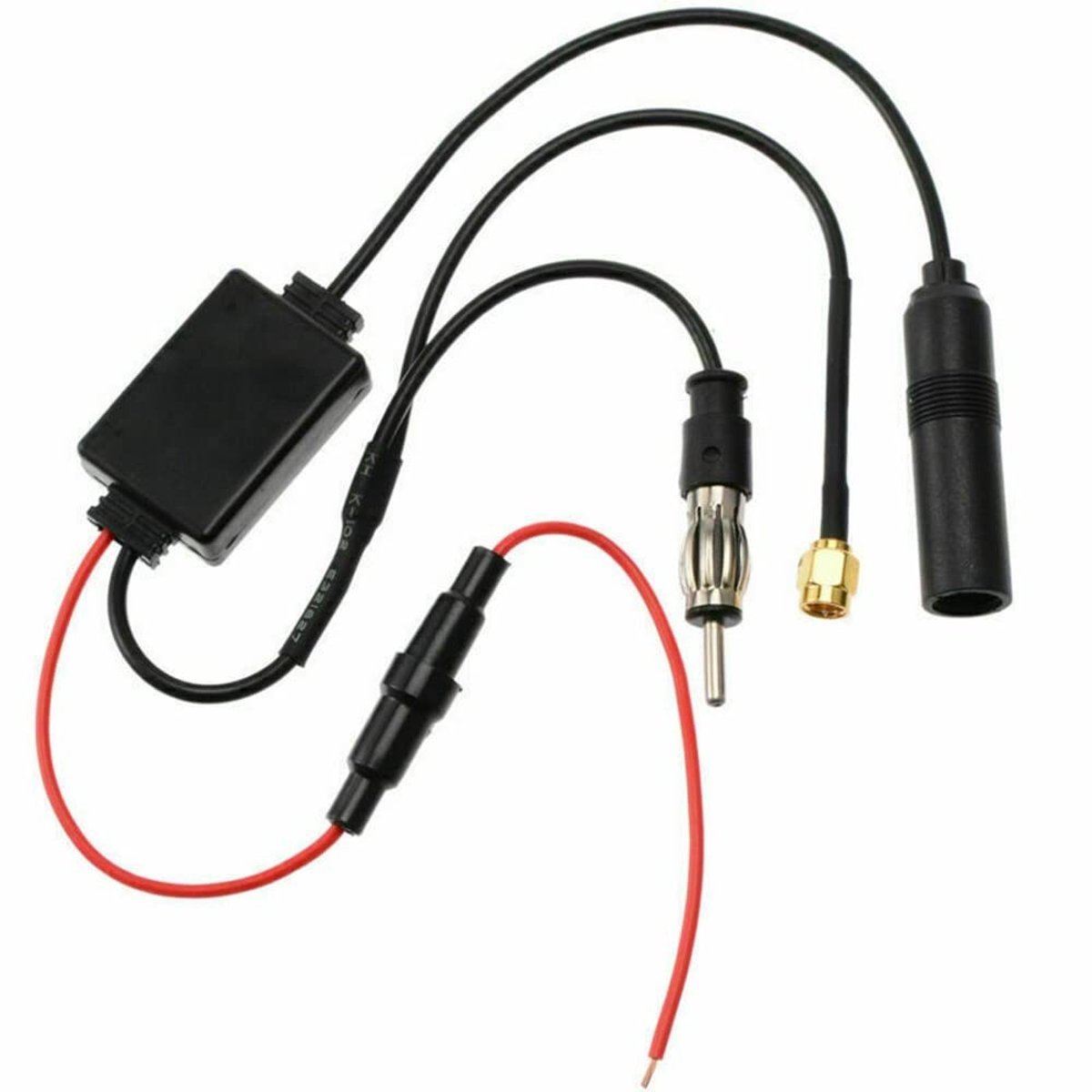 ONF3 - DAB+ Antenne Splitter - Antenne Versterker - Verbeterde Ontvangst - Compact Formaat - FM Adapter - Geschikt voor Auto en Radio
