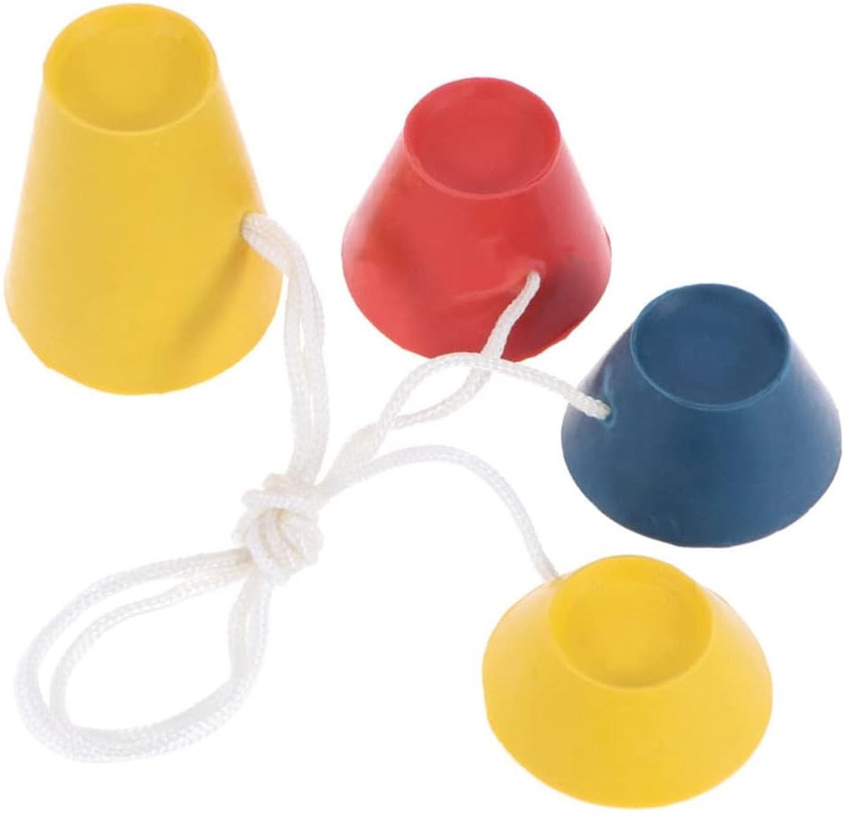 aladdien - Multicolour Rubber Golf Tees - Jumbo Hoogtes - Ideaal voor binnengebruik - Set van 4 - Perfecte grip - Duurzaam materiaal - Geschikt voor..