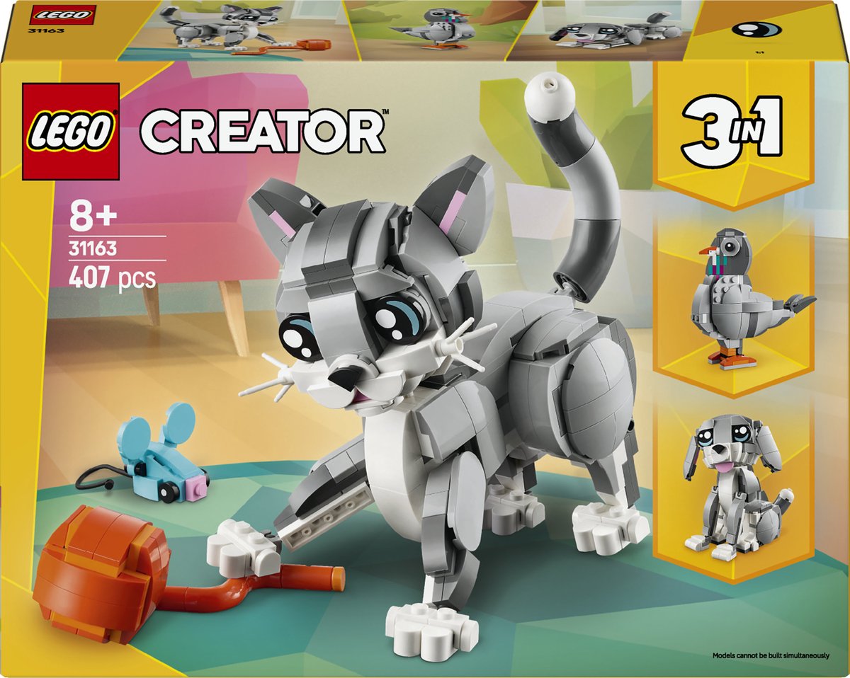 LEGO Creator 3in1 Speelse kat dieren - 31163 — afbeelding 18
