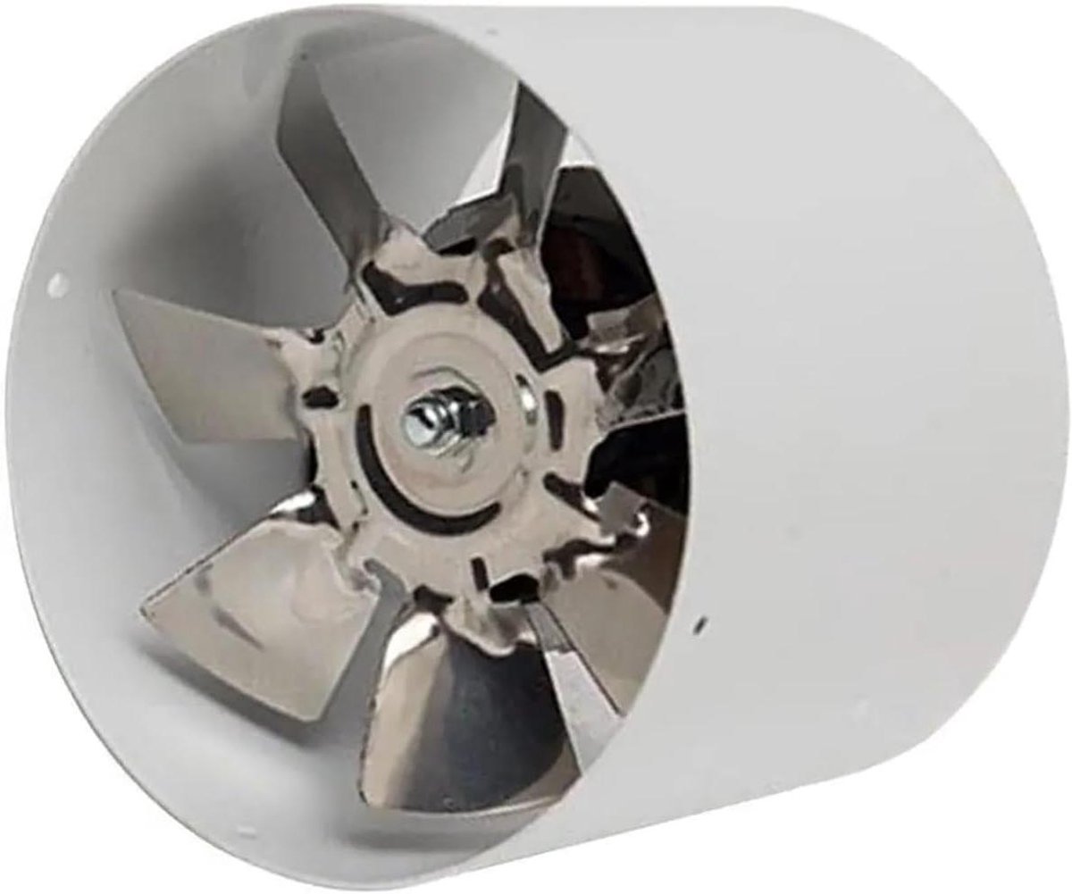 Buisventilator - Kanaalventilator - Luchtverbetering - Stille Werking - 4 Inch - Zilver