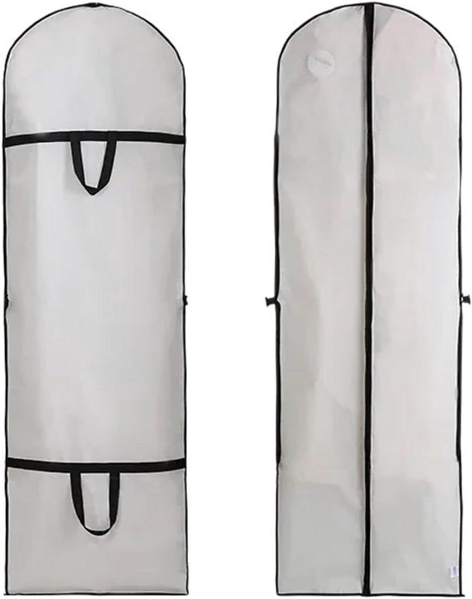 Kledinghoezen - Kledingbeschermer - Kleding Opbergen - Grote Afmeting - 60x180 cm - Wit