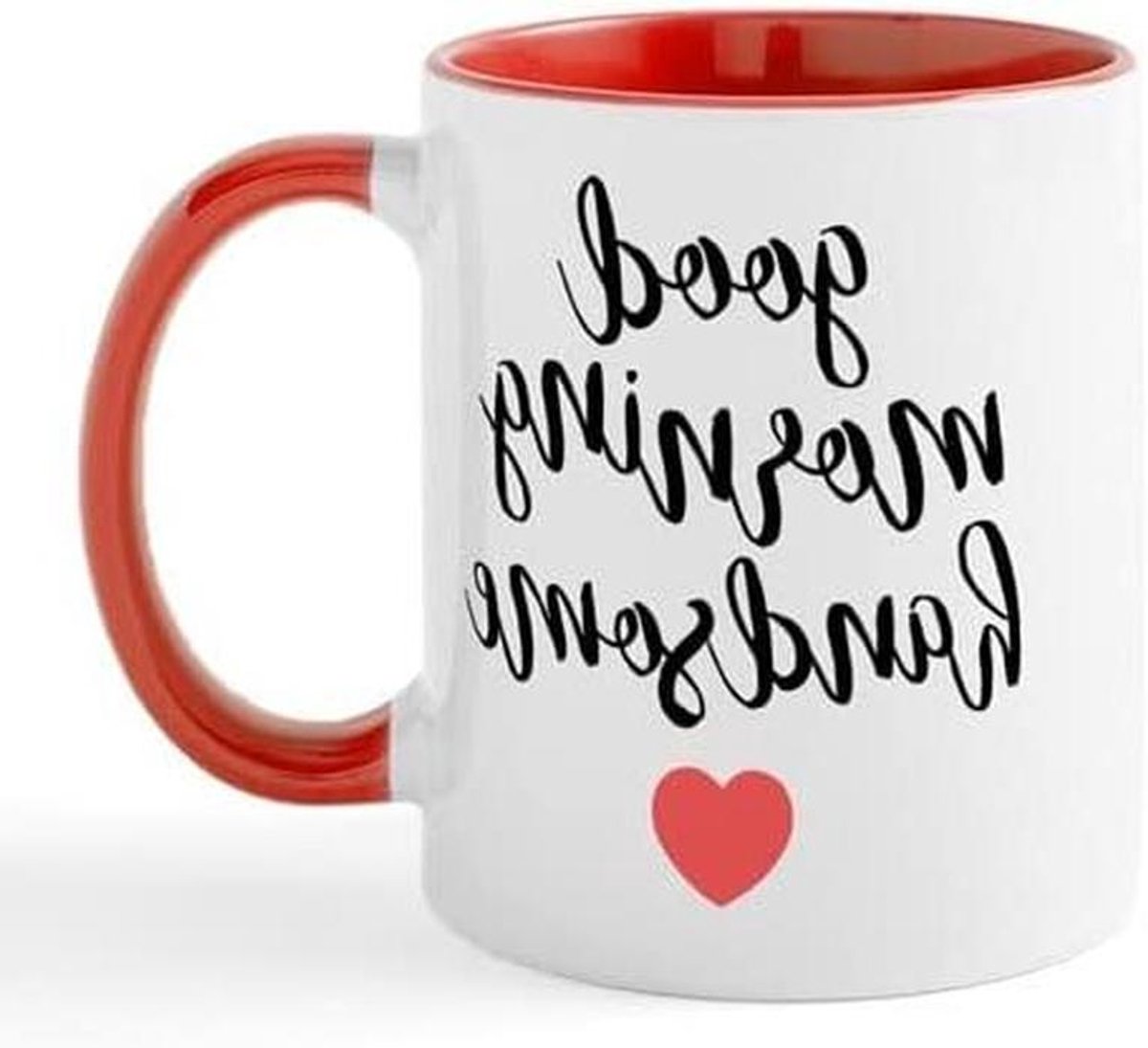 Keramische Mok - Koffie Cup - Ochtend Drankje - Stijlvol Design - 11oz - Wit