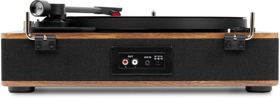 Platenspeler Bluetooth (in/uit) - Fenton RP162 - retro platenspeler met speakers (stereo) en mp3 speler - Bruin