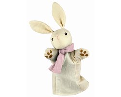 Handpop dier Konijn 29 cm. 0+