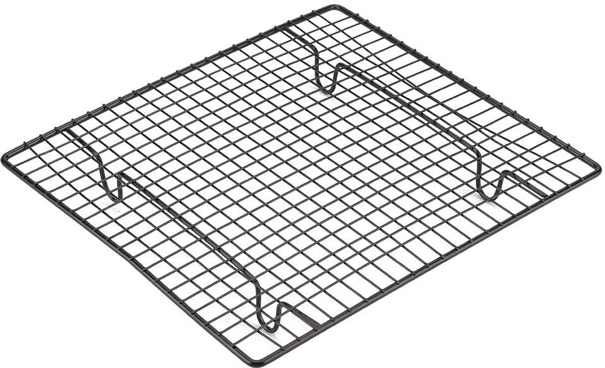 aladdien - Bakrek - Koelen en Bakrek - Brandwerend en Hittebestendig - Roestvrij Staal - Grill Tray - Koken en Roosteren - 26,2 x 22,9 cm