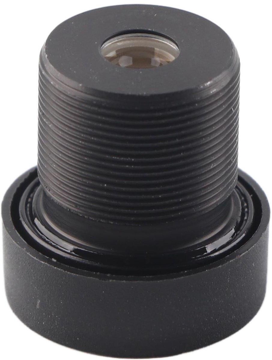 aladdien - M12 Fisheye-lens - 150° Groothoek - Heldere Beelden - 2,1 mm Brandpuntsafstand - IP-Cameralens - Perfect voor Bewaking - Geschikt voor CC...