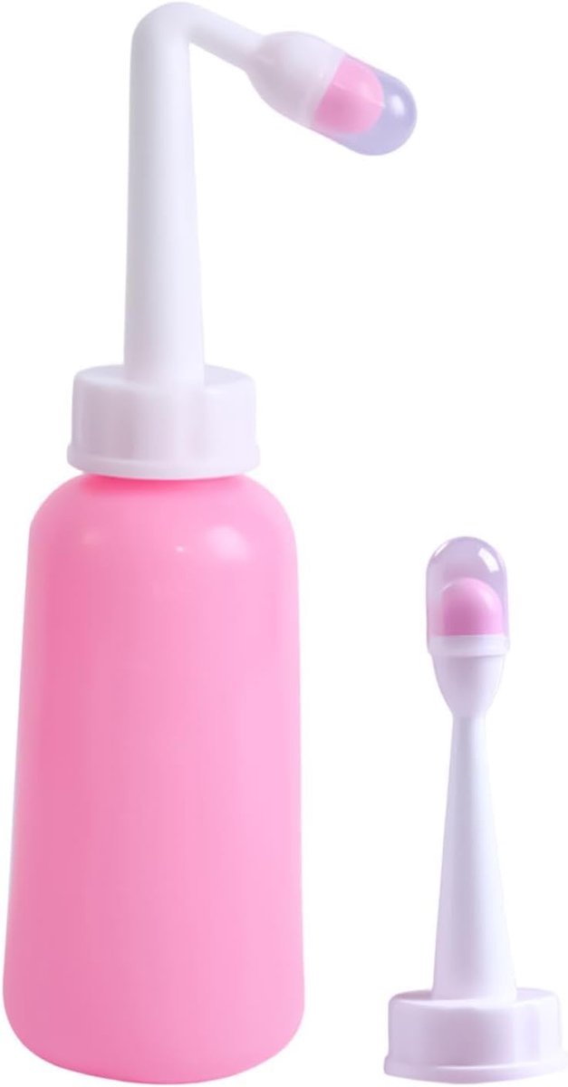 Draagbaar Bidet - Reis Bidet - Persoonlijke Hygiëne - Instelbare Waterstroom - 18.2 cm - Roze