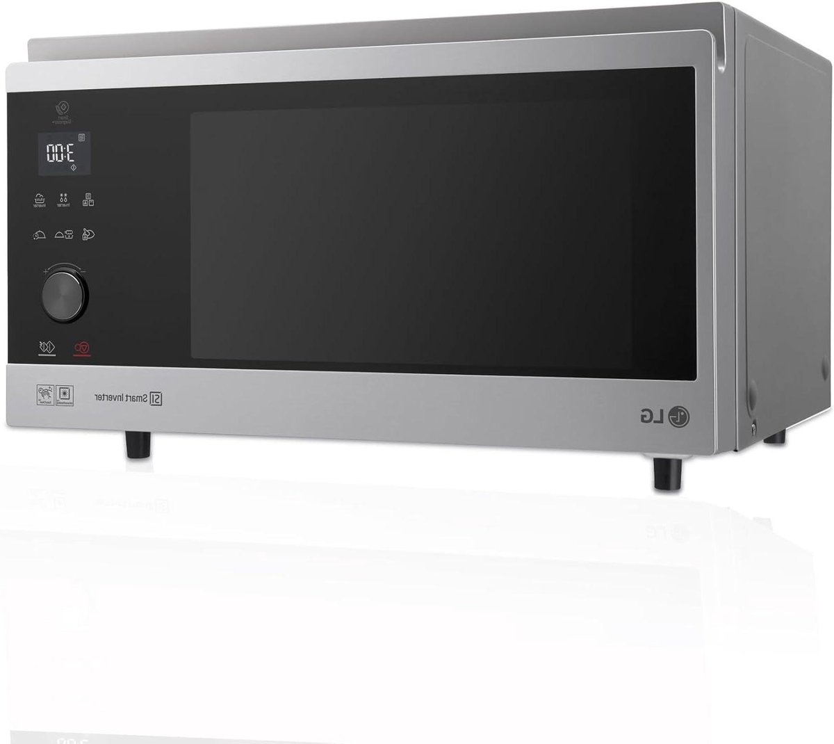 Magnetronfornuis - Convectie oven - Snel koken - Smart Inverter Technologie - 39 Liter - Zwart staal