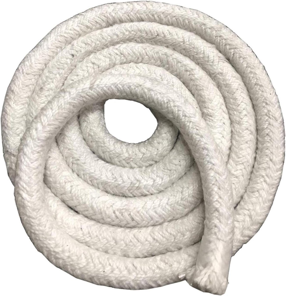 Kachelkoord - Vlechtwerk touw - Haard afdichten - Hoge temperatuur bestendig - 6mm x 10m - Zwart