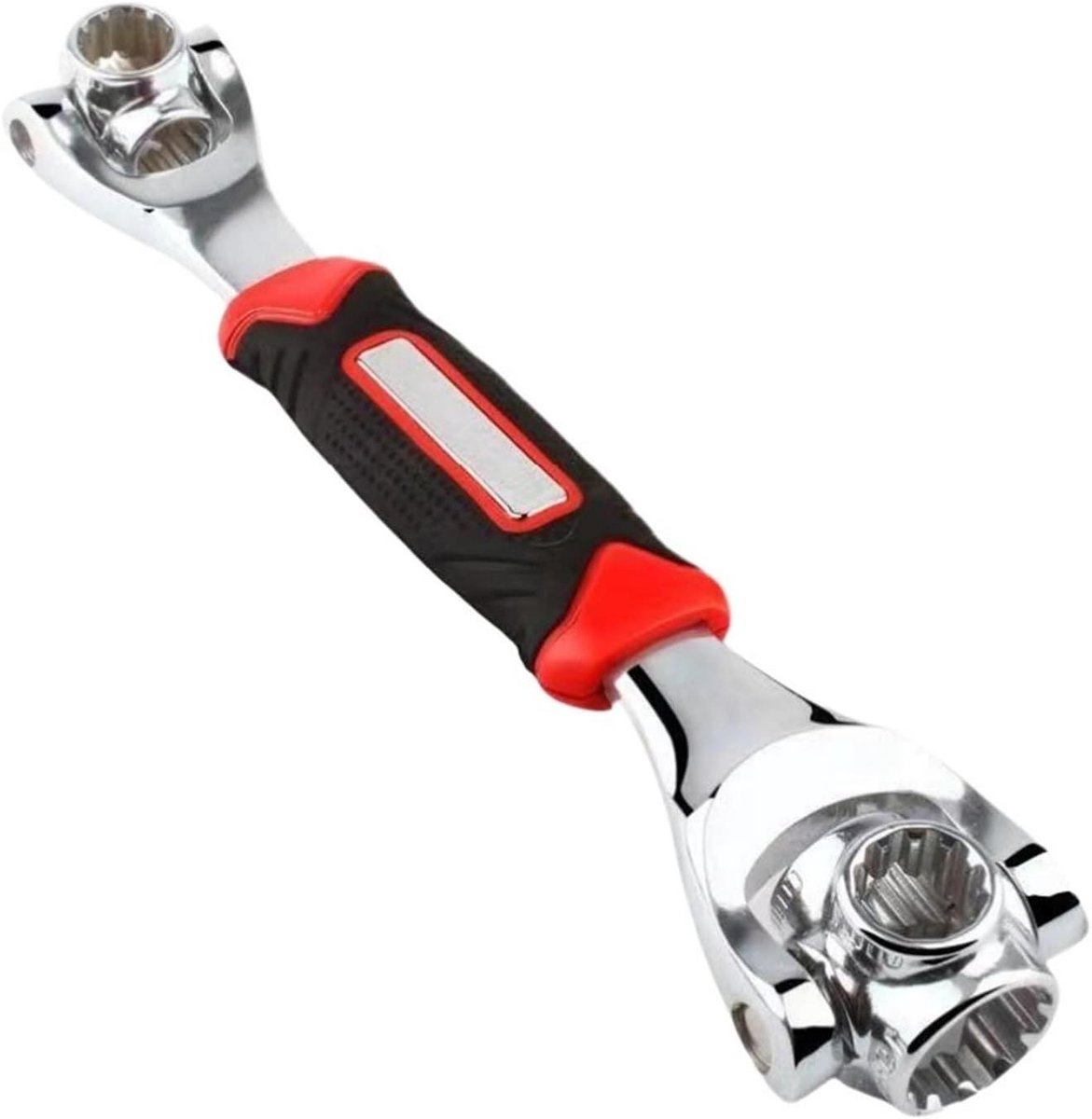 Momentsleutel Multi Tool - Universele Sleutel - Reparaties Uitvoeren - 360° Rotatie - 8-19mm - Zilverkleurig
