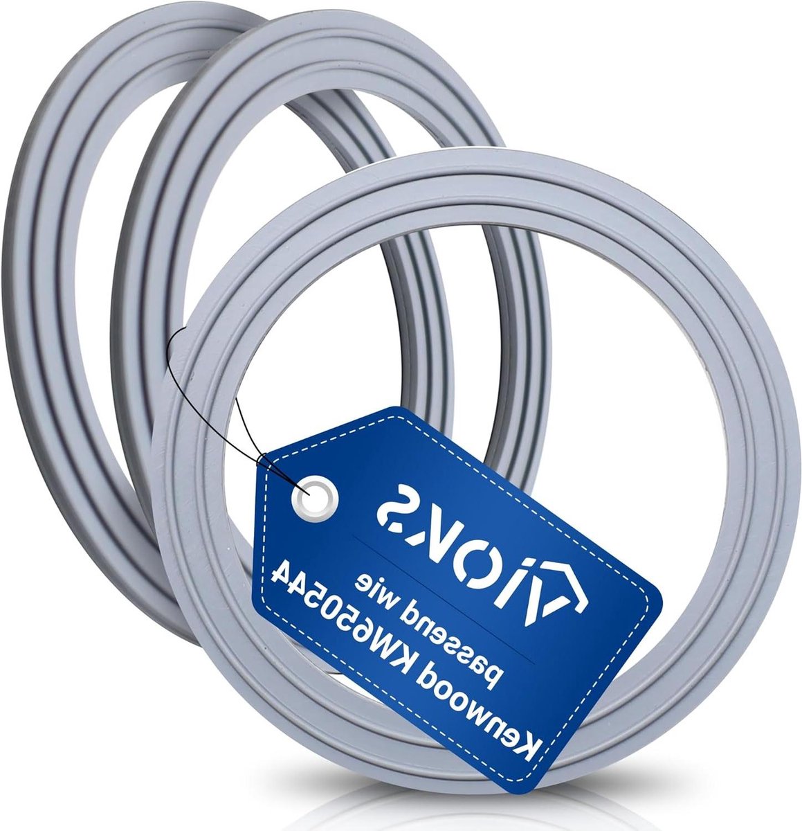 Rubberen Afdichtingen - Keukenmachine Onderdelen - Mixer Onderhoud - Perfecte Pasvorm - 3 Stuks - Zwart