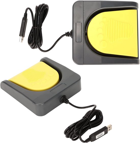 USB Voetpedaal - MIDI Controller - Multimedia Bediening - Programmeerbare Functies - 1 Pedaal - Zwart — afbeelding 4