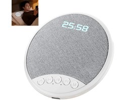 Bluetooth 5.4 kussenluidspreker – Ultradunne, draadloze kussenluidspreker van slechts 8 mm met timer en witte ruisfunctie, tot 30 uur batterijduur, ideaal voor slaap en ontspanning.