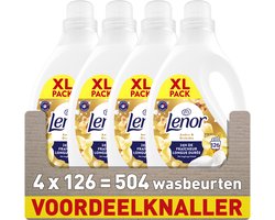 Lenor Wasverzachter - Amber & Orchidee - 4 x 126 Wasbeurten
