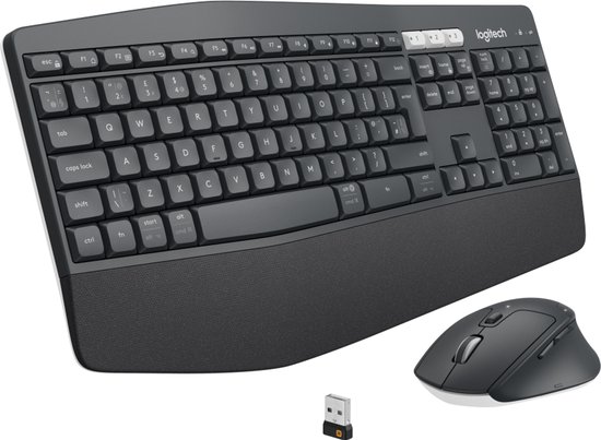 Logitech MK850 Performance clavier Souris incluse RF sans fil + Bluetooth QWERTY Anglais américain Noir