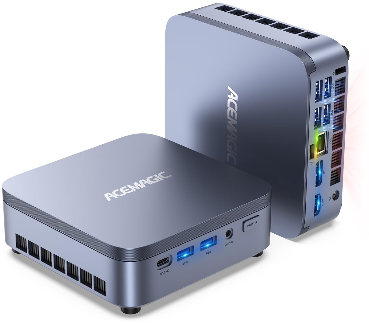 ACEMAGIC M5 Mini PC - Intel Core i7-14650HX (16C/24T) - 32GB DDR4 1TB SSD - Intel UHD Graphics 14th - Win11 Pro - WiFi 6