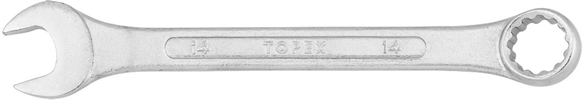 Grupa Topex - Klucz Płasko-Oczkowy - 14x160mm - Staal - Duurzaam