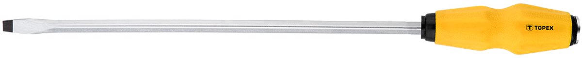 TOPEX - Schroevendraaier met platte kop - 8 x 300 mm - Magnetische Punt - Ergonomische Handgreep