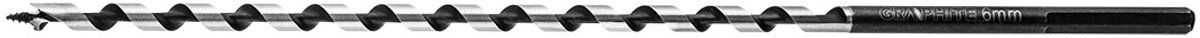 Graphite - Spiraalboren Voor Hout - 6mm - 250mm - Speciale Punt