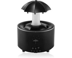 Rotary Drup Dampgenerator met 7 Kleuren, LED Aromatherapie Diffuser en Aroma Verspreider voor Woonkamer en Slaapkamer