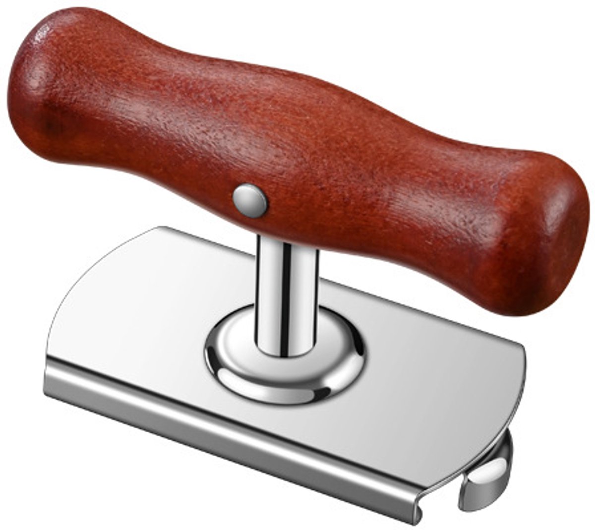 longziming - Pottenopener - Opener - RVS - Potopener Extra Dik - Verstelbare Schroefopener - Houten Handgreep - Antislip Siliconen - Ideaal Voor Senioren - Keuken Gereedschap