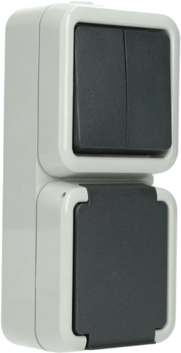 Peha combinatie serie 2x1 polig RA