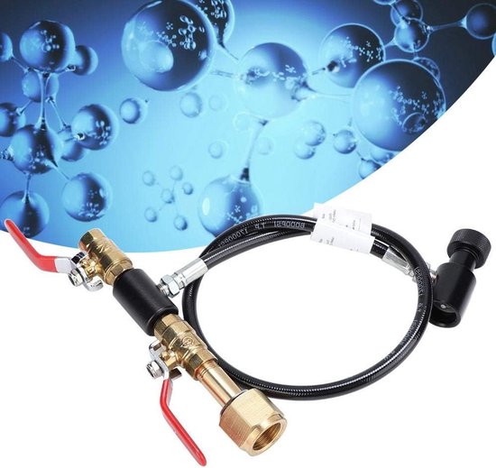 CO2-cylinder navuladapter met slang voor Sodastream vulling - 36 inch, perfect voor thuisgebruik en milieuvriendelijk vullen van Merkloos — afbeelding 3