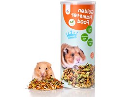 Natuurlijke Snacks en Treats voor Dwerghamsters, Syrische Hamsters, Gerbils en Muizen - 500g Gezond Voer