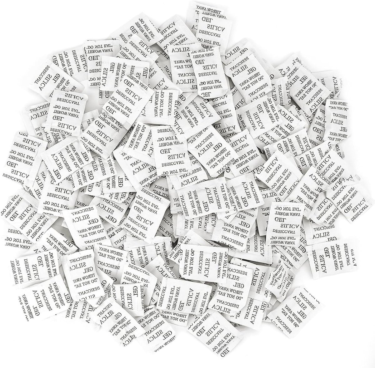 300 Stuks Silica Gel Zakjes, 1g Vochtbestendige Silica Gel, Biologisch Afbreekbare Ontvoch