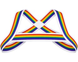 Barcode Berlin Pride Harness White - MAAT XL