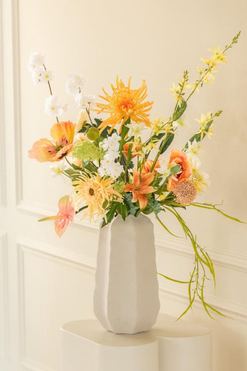 Kunstboeket Golden Garden | Zijdenbloemen | Kunstbloemen | Zijden boeket | Kunstboeket