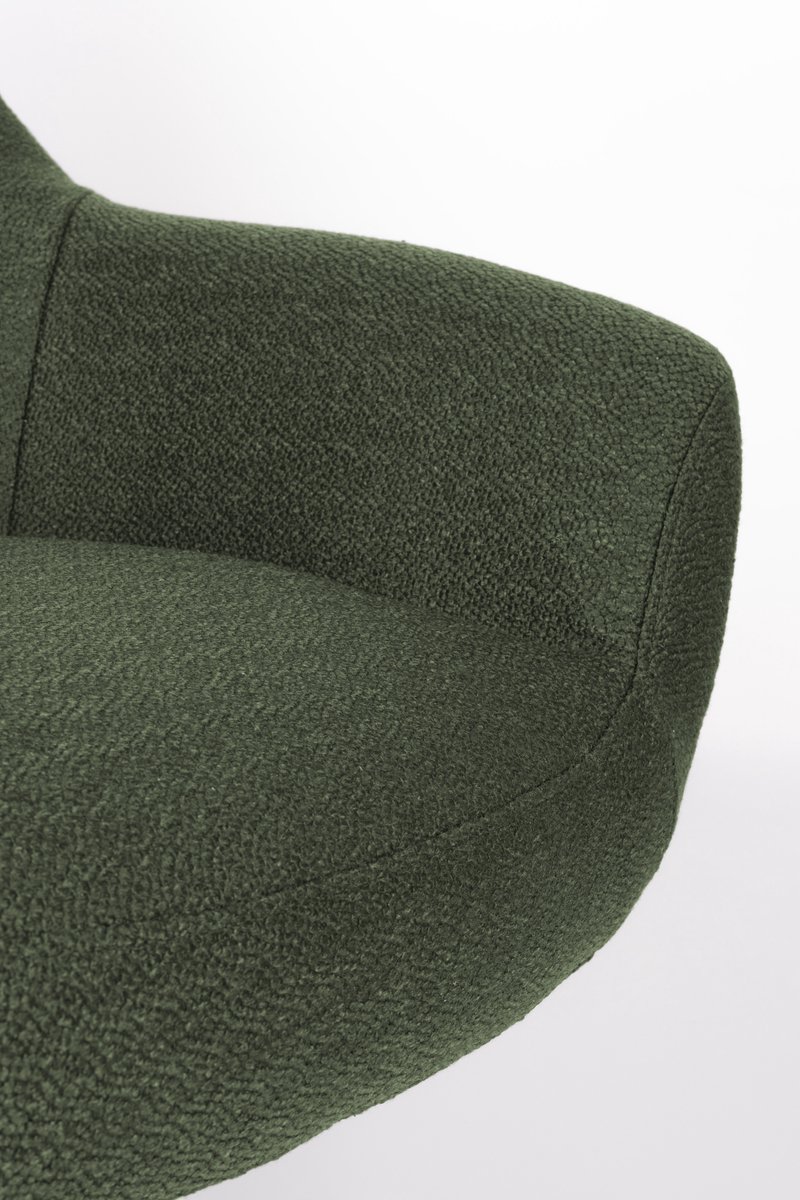 Novel Collection - Fauteuil Yuki - Groen - 84.5x73x94.5 cm