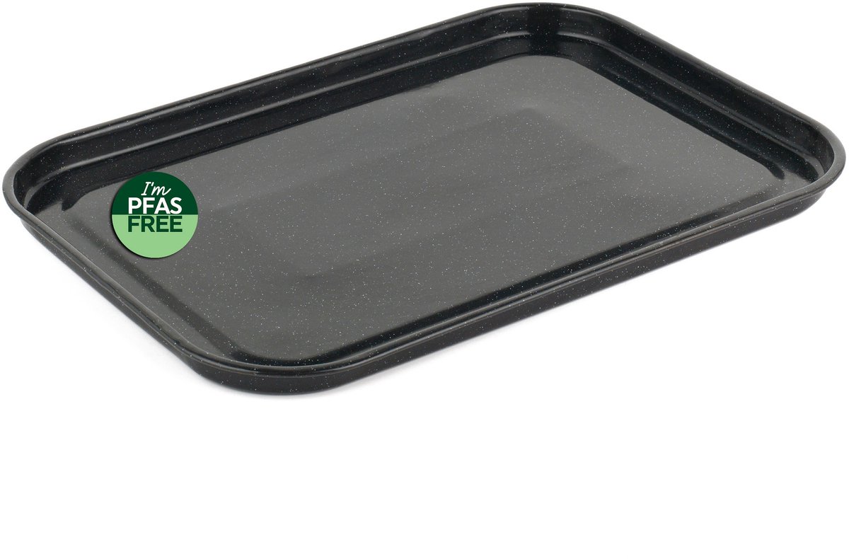 Salter Bakplaat - 40 cm Wit Emaille Gecoat Staal, PFAS-vrij