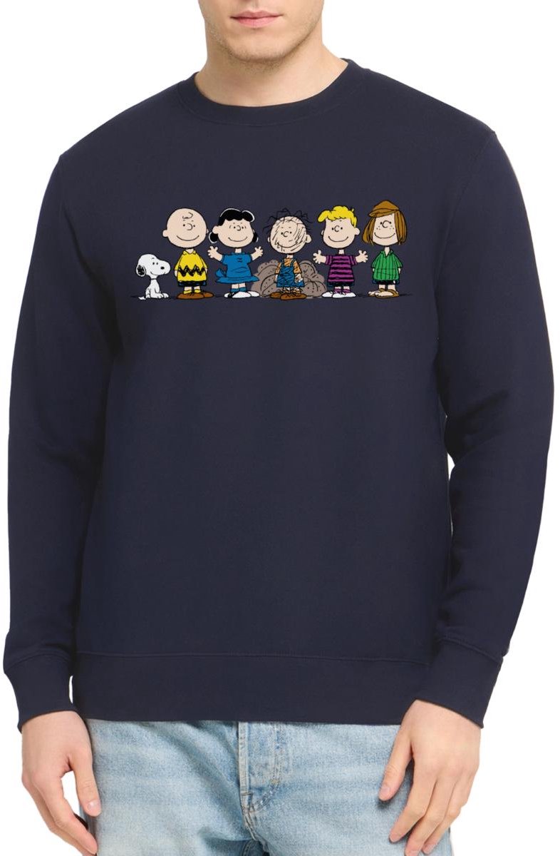Peanuts Snoopy En Vrienden Sweater Heren