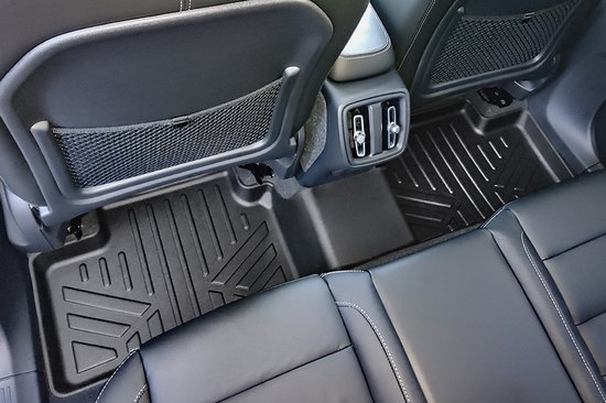 Smartliner 3D Automatten Set Voor- en Achterrij Volvo XC40 2019 - Heden, Zwart, Op Maat Gemaakt, Weerbestendige Vloermatten met Verhoogde Randen, Antislip Oppervlak