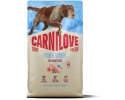 CARNILOVE TRUE FRESH - Dog - Fish & Turkey for Adult All Breeds 4 kg