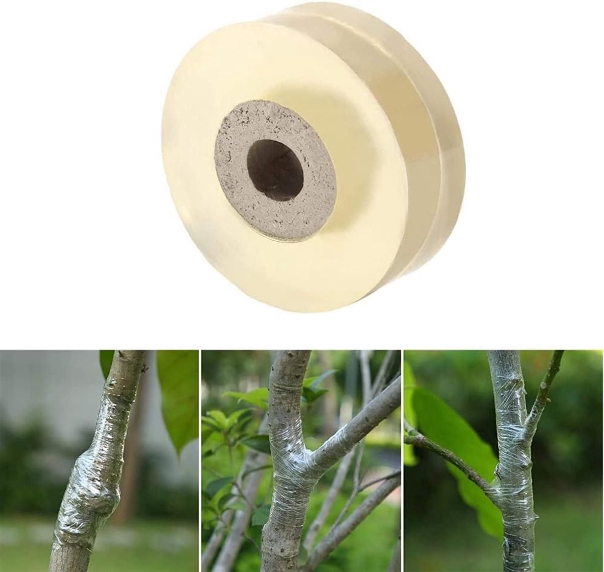 Flexibele en rekbare graftape voor tuinieren - Transparante film voor graften en plantenverzorging (2 cm)