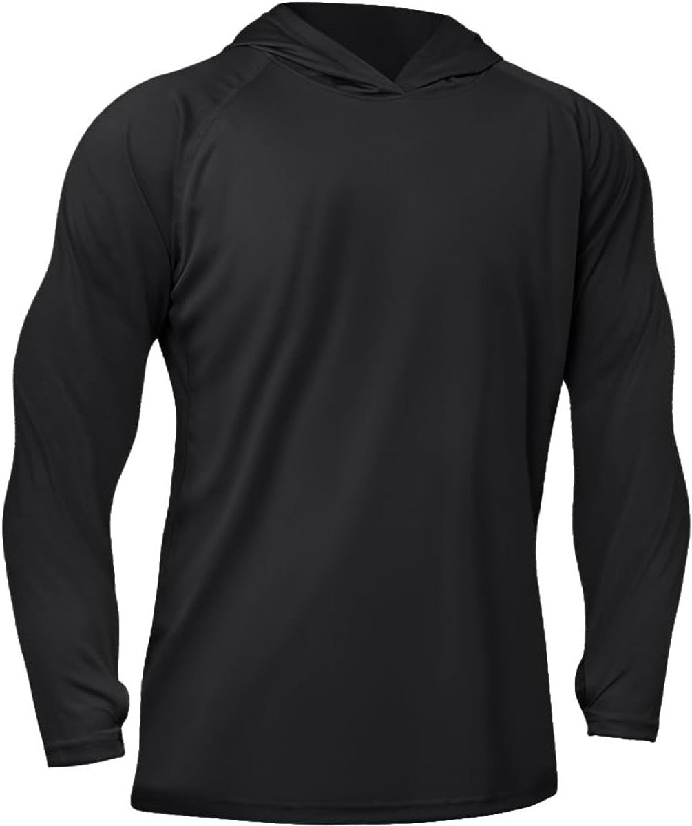 Heren Hoodie met UPF 50+ Zonbescherming en Sneldrogende Eigenschappen voor Activiteiten Buiten, Ideaal voor Zwemmen en Sporten
