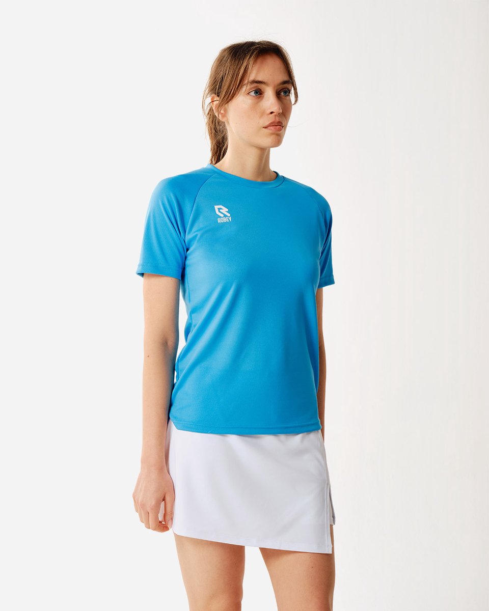 Robey Tennis Club Tee Women - Hemelsblauw - 128