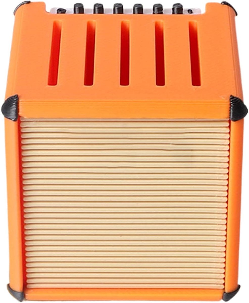 Plectrumhouder - Pick Case - Muziek Maken - 3D Geprint Ontwerp - Compact Formaat - Oranje