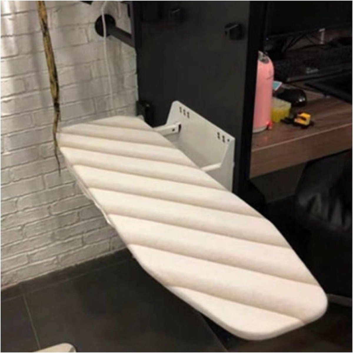 Strijkplank - Opvouwbaar Strijkstation - Ruimtebesparend Strijken - 180° Draaibaar - 95 x 30 cm - Wit